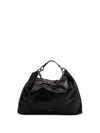 Patrizia Pepe Hobo Drop Large Shoulder Bag In Nero