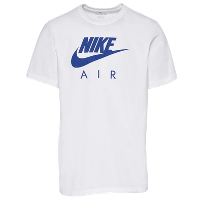 Nike Mens  Graphic T-shirt In White/blue