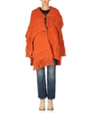 Stella Mccartney Wool Coat In Red