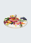 Mackenzie-childs Mackenzie Childs Flower Market Enameled Steel Cheese Course