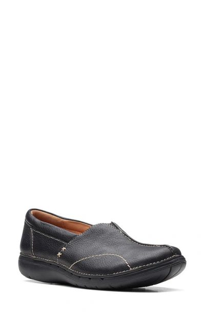 Clarks Un Loop Stride Slip-on Loafer In Black