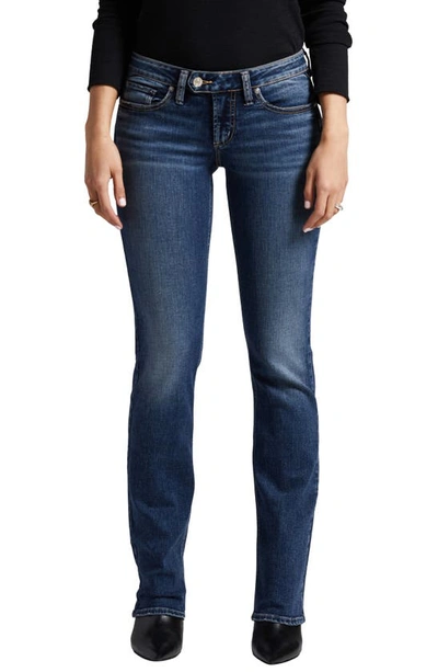 Silver Jeans Co. Tuesday Low Rise Slim Bootcut Jeans In Indigo