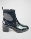 Kate Spade Puddle Vinyl Zip Rain Booties