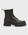 Prada Tronchetti Boots In Nero