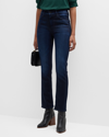 Mother The Dazzler Straight-leg Jeans In Now Or Nev
