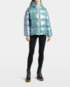 Moncler Blue Frasne Down Jacket In Navy