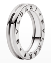 Bvlgari White Gold And Diamond B. Zero1 One-band Ring