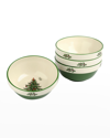 Spode Christmas Tree Set Of 4 Stacking Bowls