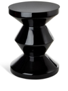 Polspotten Black Zig Zag Stool In Black