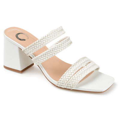 Journee Collection Collection Women's Natia Pump In White