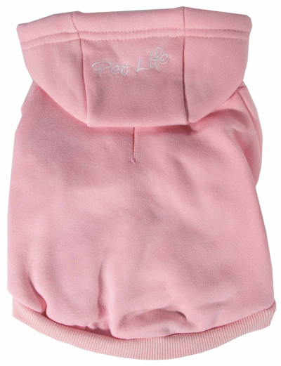 Pet Life Fashion Plush Cotton Hoodie In Pink