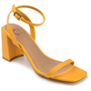Journee Collection Women's Chasity Sandals Women's Shoes In Yellow