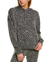 SKULL CASHMERE BERLYN CASHMERE-BLEND LEOPARD HOODIE