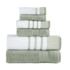 Modern Threads 6-piece Quick Drying Towel Set In White