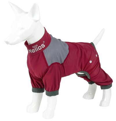 Dog Helios 'tail Runner' Lightweight 4-way-stretch Breathable Yoga Dog Tracksuit In Red