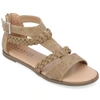 Journee Collection Collection Women's Tru Comfort Foam Florence Sandal In Brown