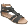 Journee Collection Collection Women's Tru Comfort Foam Florence Sandal In Black