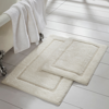 MODERN THREADS Modern Threads 2-Pack Solid Loop with non-slip backing Bath Mat Set