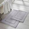 MODERN THREADS Modern Threads 2-Pack Solid Loop with non-slip backing Bath Mat Set