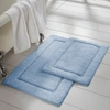 MODERN THREADS Modern Threads 2-Pack Solid Loop with non-slip backing Bath Mat Set