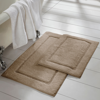 MODERN THREADS Modern Threads 2-Pack Solid Loop with non-slip backing Bath Mat Set