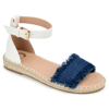 Journee Collection Collection Women's Tru Comfort Foam Tristeen Sandal In Blue