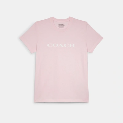 Coach Outlet Essential T Shirt In Pink