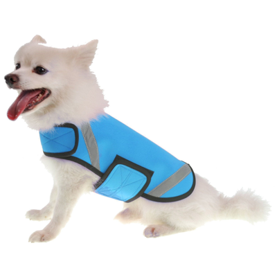 Pet Life 'extreme Neoprene' Multi-purpose Protective And Reflective Rash Guard Dog Coat In Blue