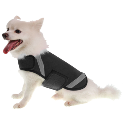 Pet Life 'extreme Neoprene' Multi-purpose Protective And Reflective Rash Guard Dog Coat In Black