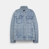 Coach Outlet Signature Jacket In Blue