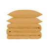 Superior 1500-thread Count Breathable Egyptian Cotton Luxurious Solid Duvet Cover Set In Gold