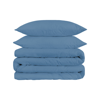Superior 1500-thread Count Breathable Egyptian Cotton Luxurious Solid Duvet Cover Set In Blue