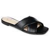 Journee Collection Women's Carlotta Slide In Black