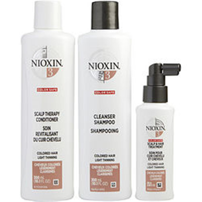 Nioxin 308342 Maintenance Kit System With 10.1 oz Cleanser&#44; Scalp Therapy & 3.38 oz Scalp Treatm In White