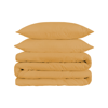 Superior 1500-thread Count Breathable Egyptian Cotton Luxurious Solid Duvet Cover Set In Gold