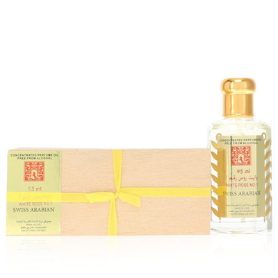 Swiss Arabian 552153 3.21 oz White Rose No 1 Concentrated Perfume Oil By  For Unisex In Yellow