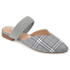 Journee Collection Journee Roxeene Slip-on Mule In Grey