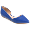 Journee Collection Collection Women's Wide Width Cortni Flat In Blue