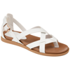 Journee Collection Women's Ziporah Sandal In White