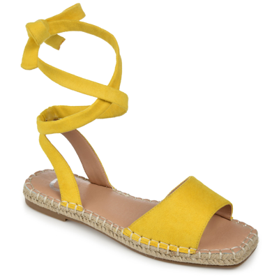 Journee Collection Collection Women's Tru Comfort Foam Emelie Wide Width Sandal In Yellow