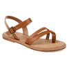 Journee Collection Women's Vasek Sandals Women's Shoes In Brown