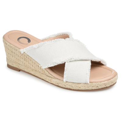 Journee Collection Collection Women's Tru Comfort Foam Shanni Wedge In White