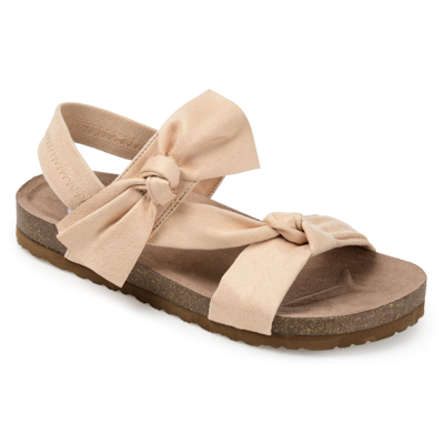 Journee Collection Collection Women's Xanndra Sandal In Beige