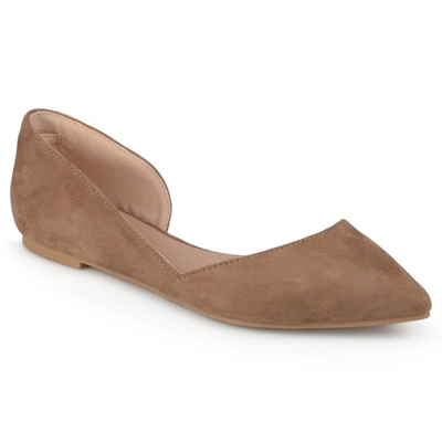 Journee Collection Collection Women's Ester Flat In Beige