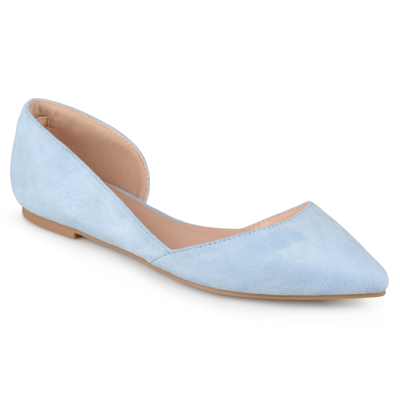 Journee Collection Collection Women's Ester Flat In Blue