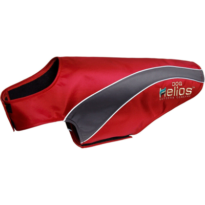 Dog Helios Octane Reflective Soft-shell Neoprene Performance Dog Coat In Red