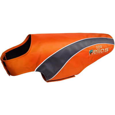 Dog Helios Octane Reflective Soft-shell Neoprene Performance Dog Coat In Orange