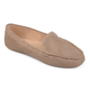Journee Collection Women's Halsey Perforated Loafers Women's Shoes In Beige