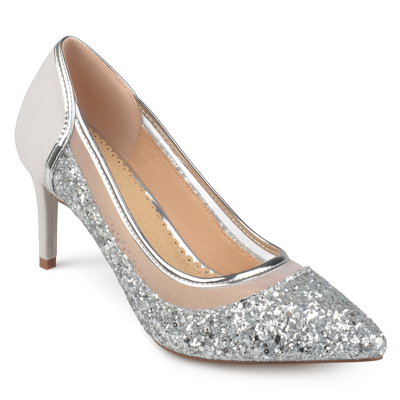 Journee Collection Collection Women's Kalani Pump In Silver