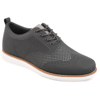 Vance Co. Ezra Mens Knit Lace-up Casual And Fashion Sneakers In Grey